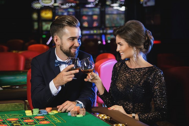 Three Card Poker live table interface on emas168 login mobile app showing dealer hand, player cards, and betting controls